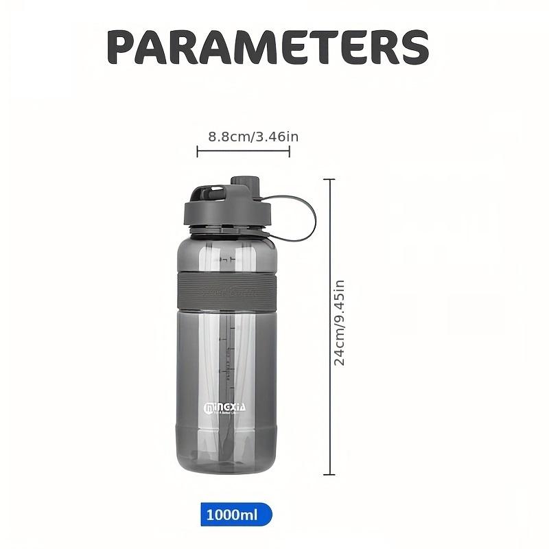 Stay Hydrated on-the-Go with This Lightweight, Portable Water Cup with Straw - Available In 1L, 2L, and 3L Sizes!