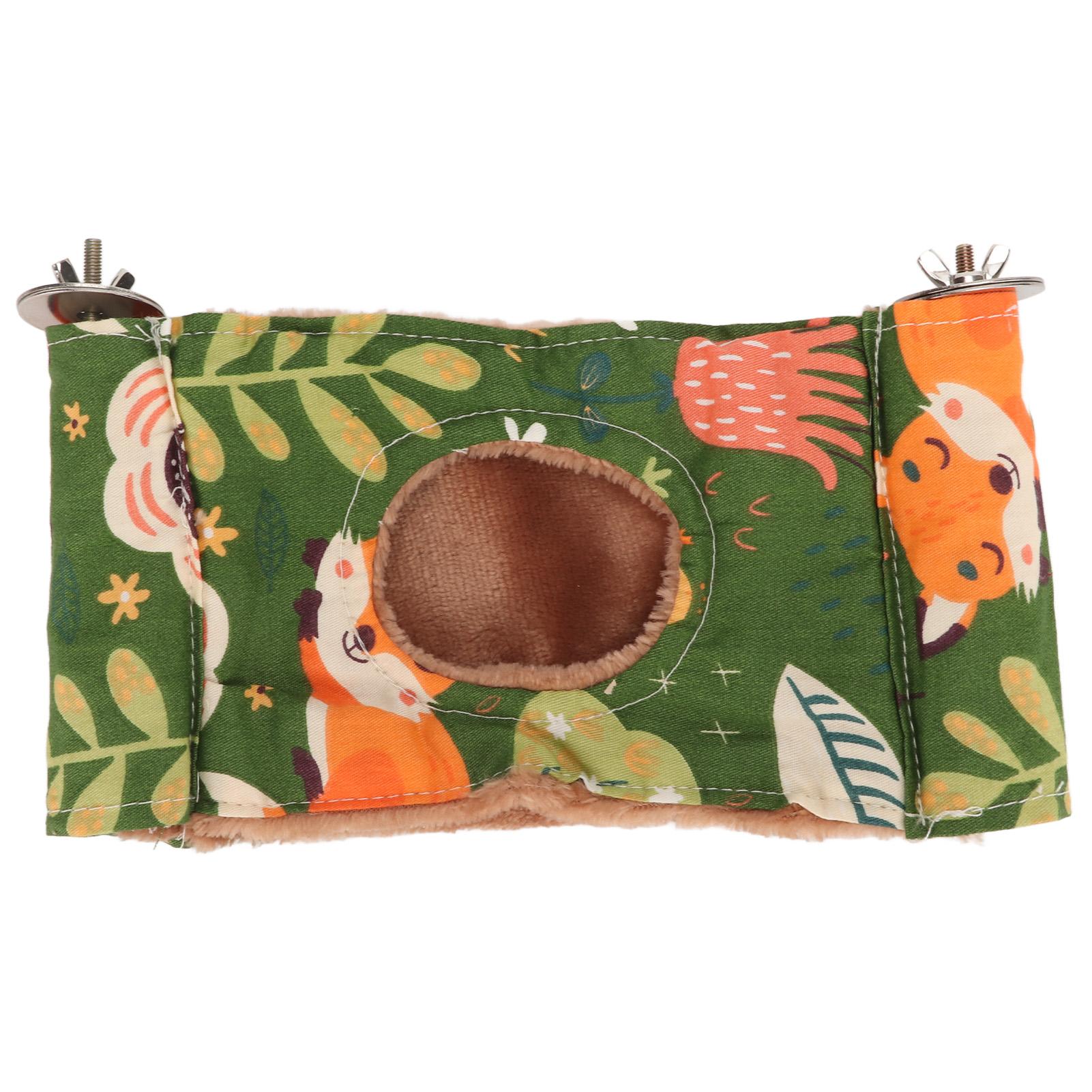 

Птица Кровать Подвесная Гамак Теплый Плюшевый Двухслойный Уменьшение Тревоги Клетка для Птиц Плюшевая Кровать для s