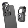 200X LED Lighted Pocket Microscope with Builtin LED Universally Smartphone Digiscoping Adapter Clip Macro Lens