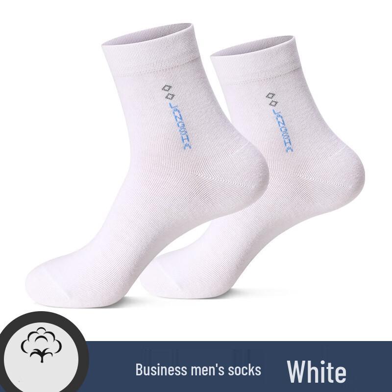 LangSha Men s Mid-Calf All-Season Cotton Business Socks