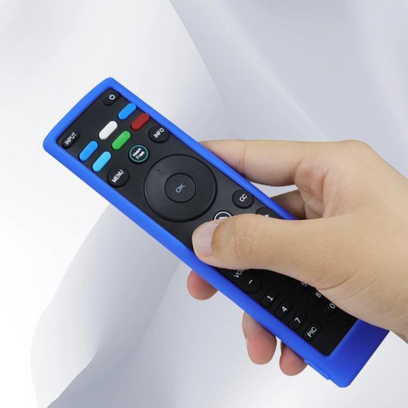 AntiDrop Remote Control Cover Ergonomic Grip Textured Surfaces Universal Fit for for XRT140R/136R TV Remotes Guard