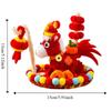 Handmade Horse Desk Pendant Cartoon Cute Creative DIY Twister Stick Unfinished DIY Material Kit Lunar New Year Horse Decoration