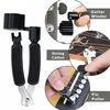 34Pcs Guitar Accessory Kit Guitar Picks Capo Acoustic Guitar Strings Bridge Pins Bone Strings