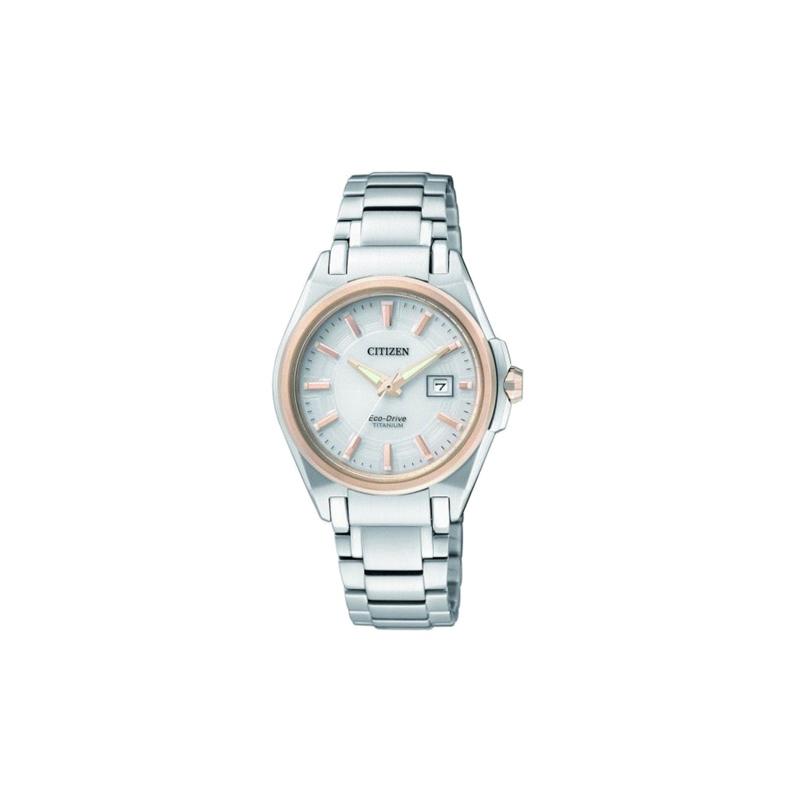 

CITIZEN 100 meters waterproof, Eco-Drive movement, Steel Strap, , 31mm, women s model, silver EW1886-50A срібний