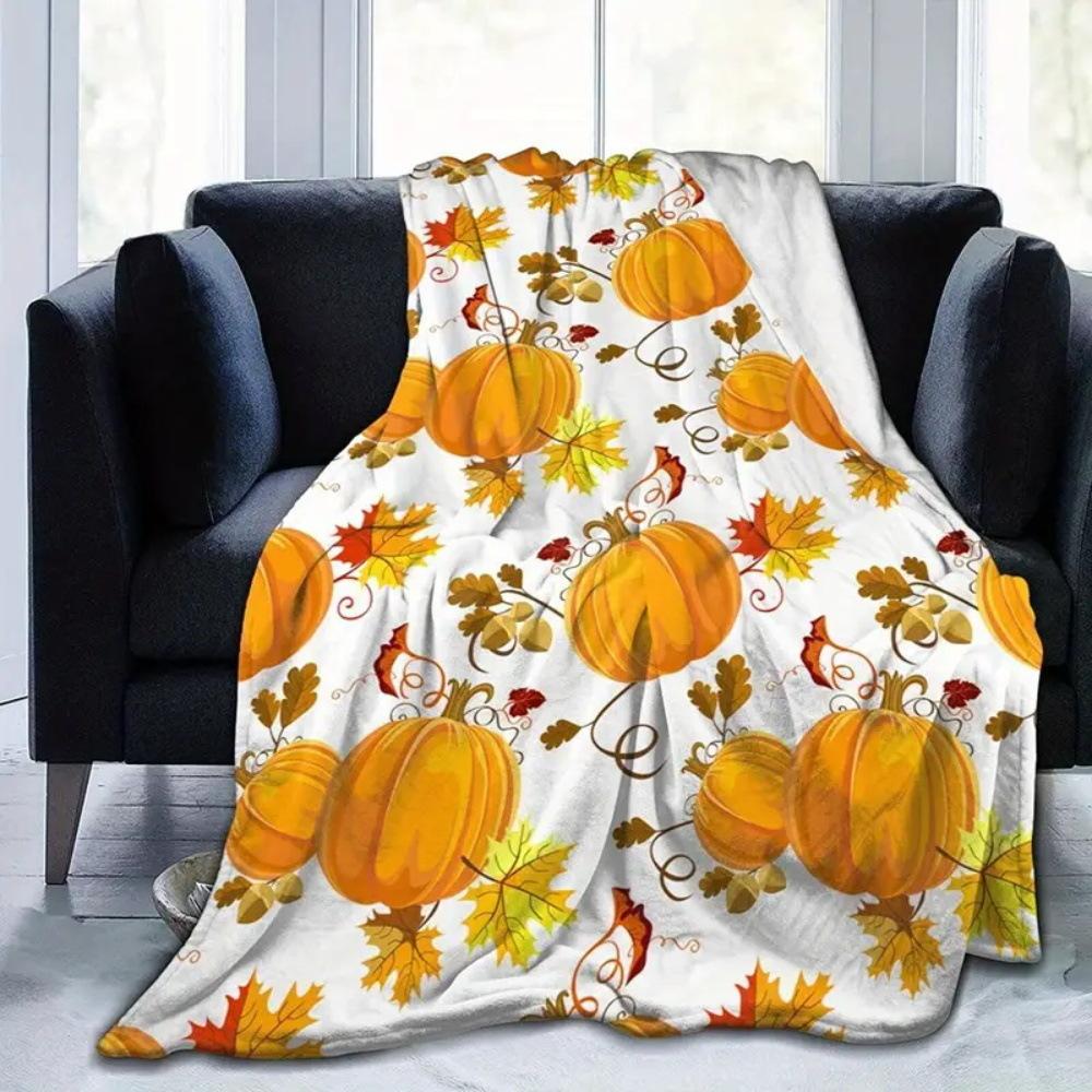 Flannel Fleece Blanket Cover Flannel New 2024 Halloween Bed Sheet Blanket Home Sofa