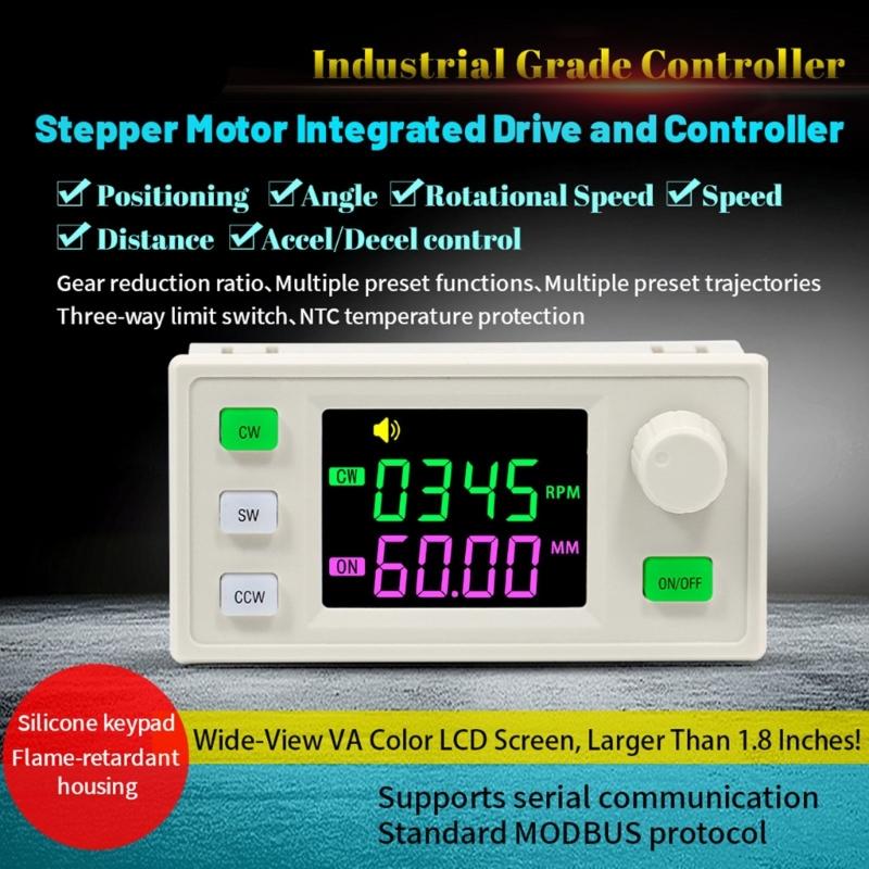 Four Wire Stepper Motor Controller With Adjustable Speed Distance Delay Setting And Cycle Programming Professional