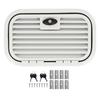 26 X 14in RV Compartment Door Ventilated Grill Aluminum Alloy Heavy Duty Cargo Storage Door for RV Camper Trailer