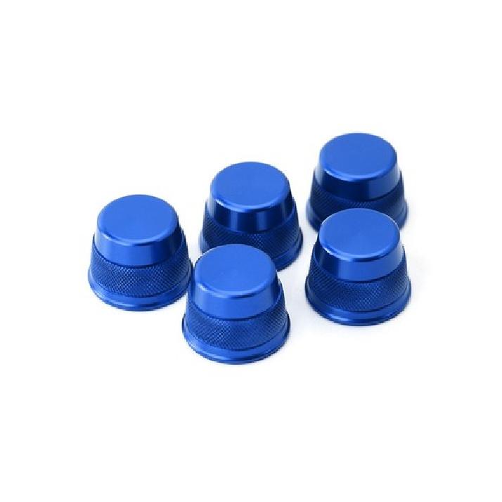 Blue Air Conditioner Vent/Opening Knob Covers For Mercedes W205 X205 C GLC-Class