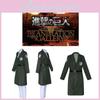 Klasyczny płaszcz Atak Tytanów do cosplayu i dla fanów anime