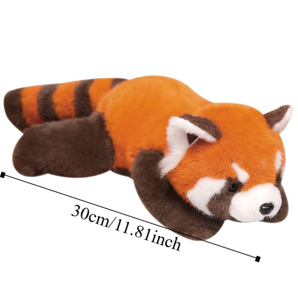 Ailurus Fulgens Cute Animal Plush Toy Raccoon Cartoon Sleeping Pillow New Year