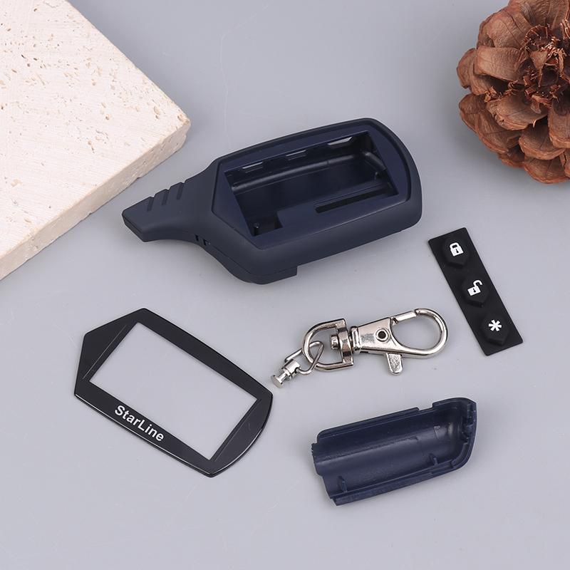 Key Shell A91 Body Cover Keychain Case For Russian Starline A91 A61 B9 B6 Key Cover Lcd Remote Control Two Way Car Alarm System