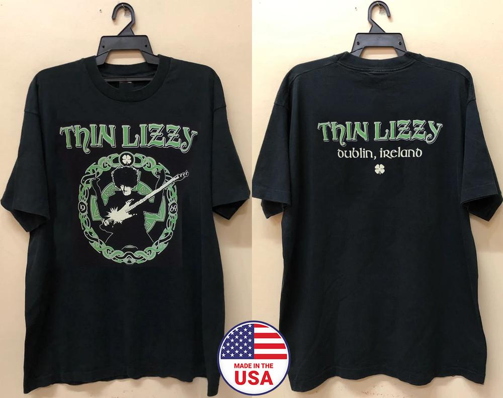 Thin Lizzy Celtic Ring Live In Concert T Shirt Full Size S-5XL Unisex T-Shirt XXXXL