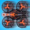 Flying Car Toy Inertia Quadcopter Fall Resistant Wear Resistant Flying Car Toy Gift for Little Boys Girls Black
