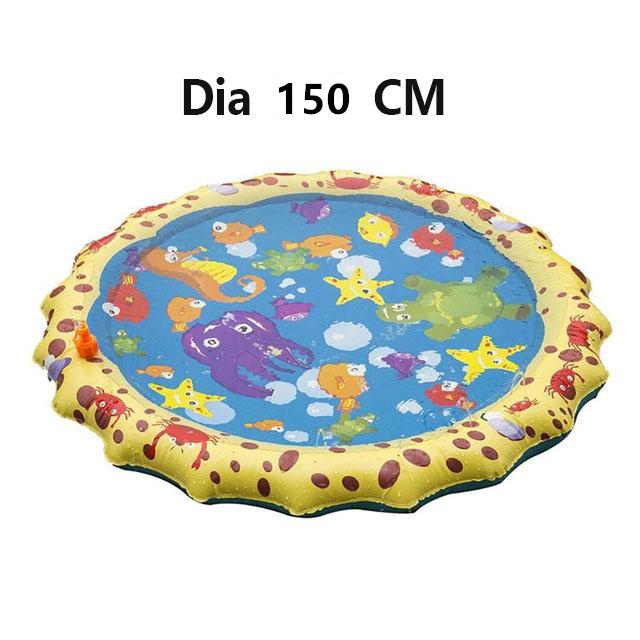 

170 см детские игрушки водный коврик детский коврик летний пляжный надувной распылитель воды подушка уличный газон детский игровой коврик игры игровой коврик 150cm