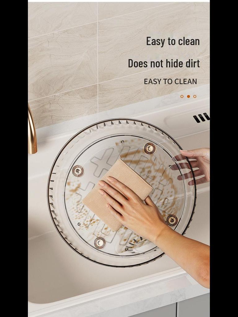 Raft rotativ din plastic pentru condimente și organizator cosmetic