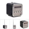   Speaker Music Player Portable FM Radio PC Fashion Support TF Card and U Disk Black