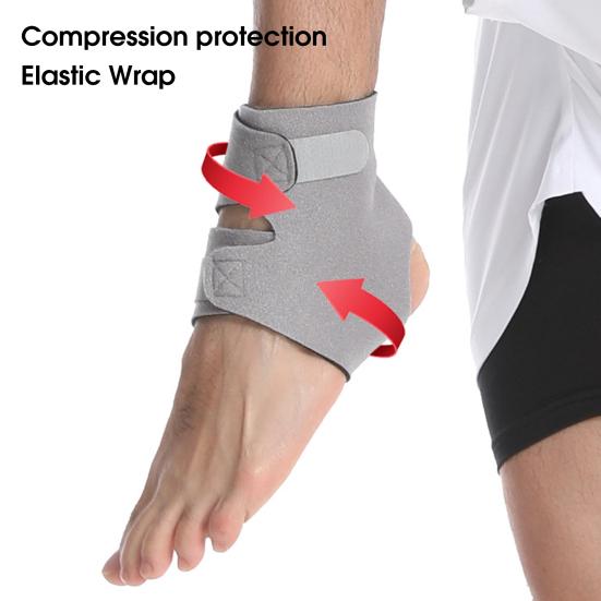 Ankle Brace Adjustable Pain Relief Stabilizer Sports Compression Ankle Support Protective Pad for Gym