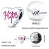 Copperromantic Heart Series Charms Hope Lovecopper Beads Fit Original Bracelet Diy Fine Jewelry Gifts For Women Making