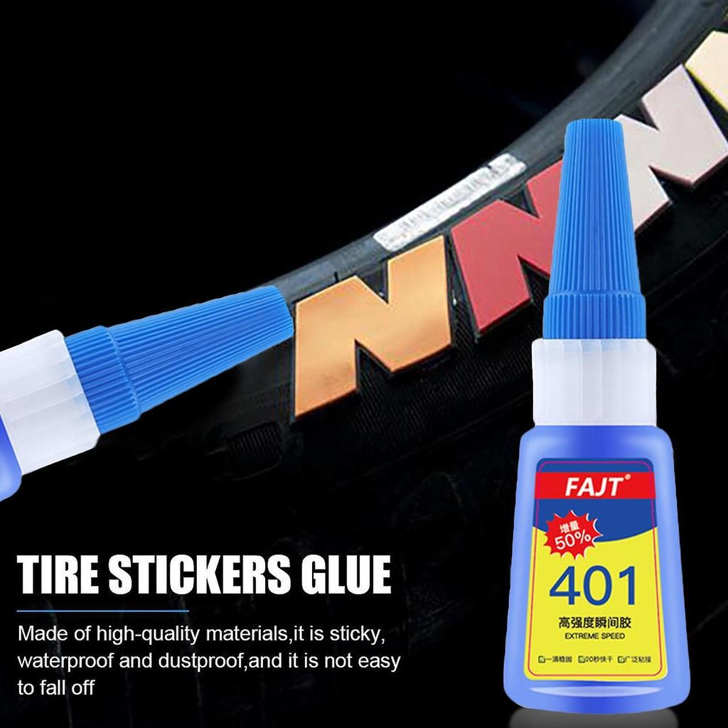 2 Bottle Glue For Tire Lettering Sticker Adhesive To Sticking Tires Letters