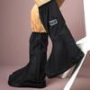 High Tube Rain Shoe Cover Non-Slip Overshoes with Zipper Reusable Shoe Protector for Men Women Kid Outdoor Activities Rain Boots