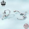 Avle S925 Sterling Silver Cat Ear Stretch Earrings