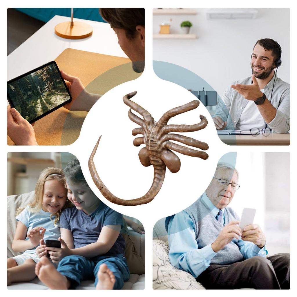 Alien Phone Holder, Creative Decorative Phone Holder Ornament
