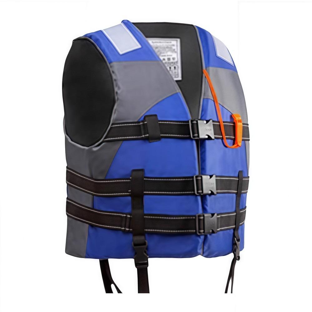 

Детский/Взрослый Морской Спасательный Жилет Ткань Оксфорд Судовой Спасательный Жилет Спасательный Жилет Куртка Для Водного Спорта Child синий