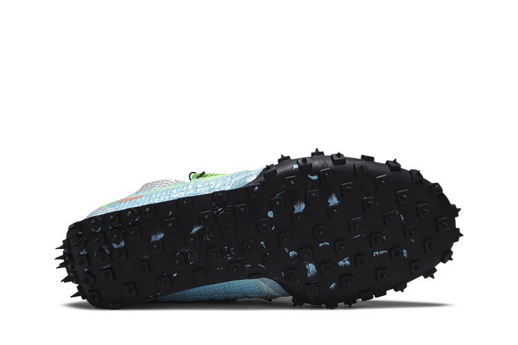 Nike Waffle Racer Off-White Lebhaftes Himmelblau (Damen)