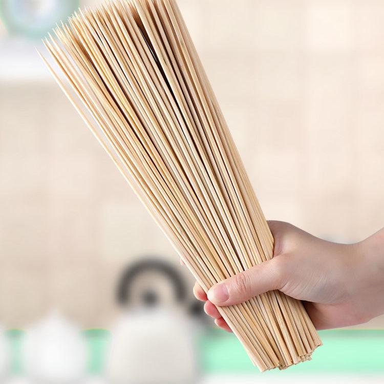 Disposable Bamboo Skewers for BBQ, Grilled Sausages, Bobo Chicken, Oden, and Snacks