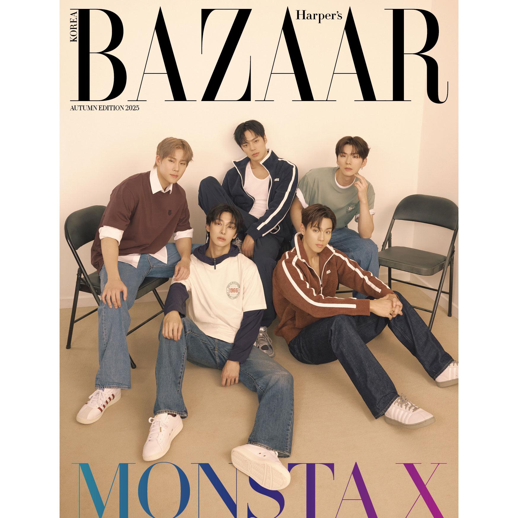 

[Предзаказ] BAZAAR ОСЕННИЙ ВЫПУСК 2025 - Обложка MONSTA X A - GROUP