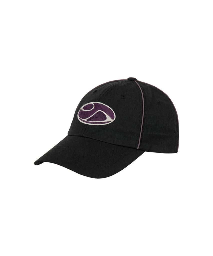 Sseomweeoaussaideuhaikingkeompeoni Nature Logo Line Detail Cap_Black