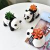Vaso Fioriera in Ceramica Bianca e Nera Panda Creativo Animale Cartone Animato Carino Pianta Fioriera Vaso in Porcellana Decorazione per la Casa Nuovo