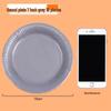 Colorful Disposable Paper Plates for Kindergarten Arts, Crafts, and Decor