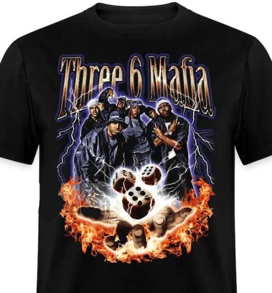 New Three 6 Mafia Band Gift Funny T-Shirt N05.198 S
