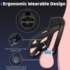 Men's Adjustable Chastity Devices - 3 Sizes, Body Safe Silicone and Safety Lock, Ergonomic Comfort Fit Design Male Sex Toys
