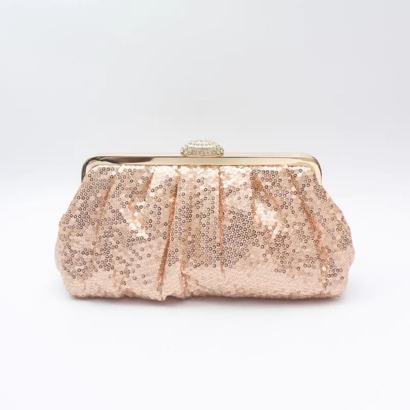 Sequined evening bags banquet wedding handbag clutch purse for women new elegant lady's dinner bag cheongsam chain crossbody bag