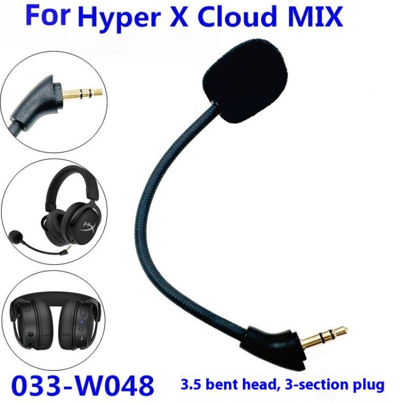 

1 шт. Ігрові гарнітури Навушники Для Kingston Hyperx Cloud 2 Ii X Core Pro Silver Cloudx Замінний Ігровий Мікрофон 3,5 мм Мікрофон