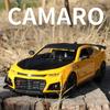 1:24 Chevrolet Camaro Alloy Diecast Model Toy Car Sound And Light Pull Back Metal Car Simulation Collection Gifts Toys Boy
