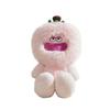 Plush Soft Monster Peach Fruit Toy With Pp Cotton For Bedroom Decor Gifts And