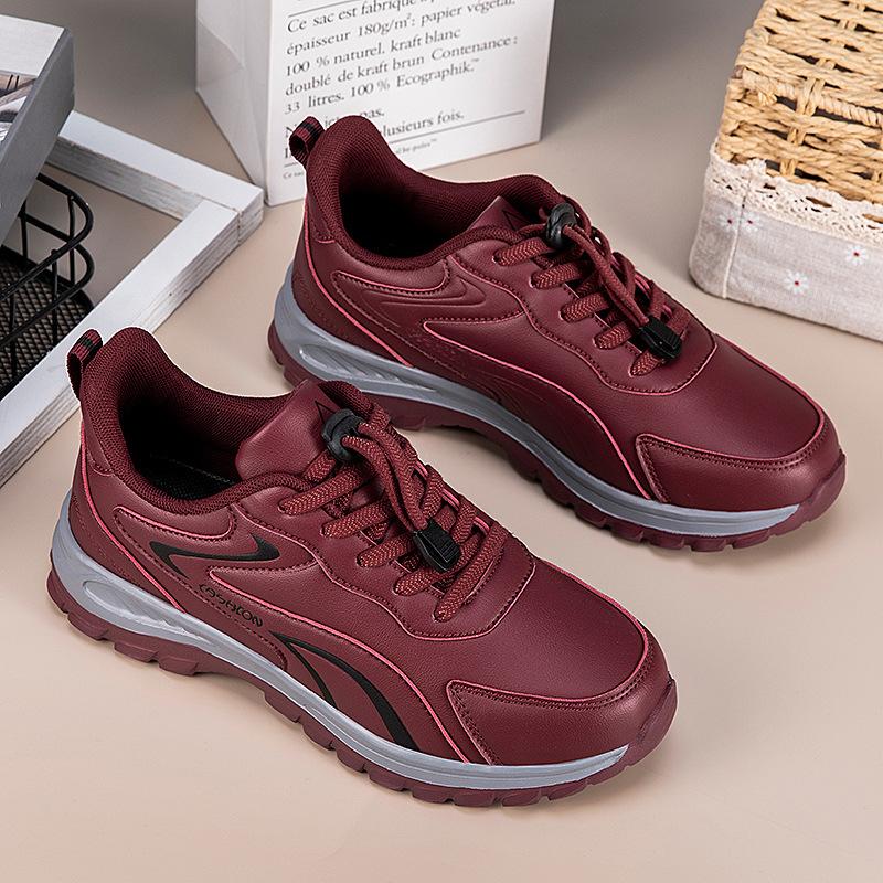 Туфли весенние и осенние новые повседневные туфли на плоской подошве водонепроницаемые туфли удобные повседневные туфли 36