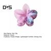 Women Hair Clip Candy-Colored Flower Styling Hair Claw Plastic Back Head Shark Hair Clip Hair Styling Tool