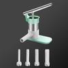 Manual Sausage Stuffer Stainless Steel Sausage Filling Machine with Nozzle Home Sausage Making Kit for Homemade Sausages