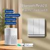 Smart Switch Panel with Dual Control for Whole House, Mijia App-Connected, Zero Fire Bluetooth Mesh 2.0.