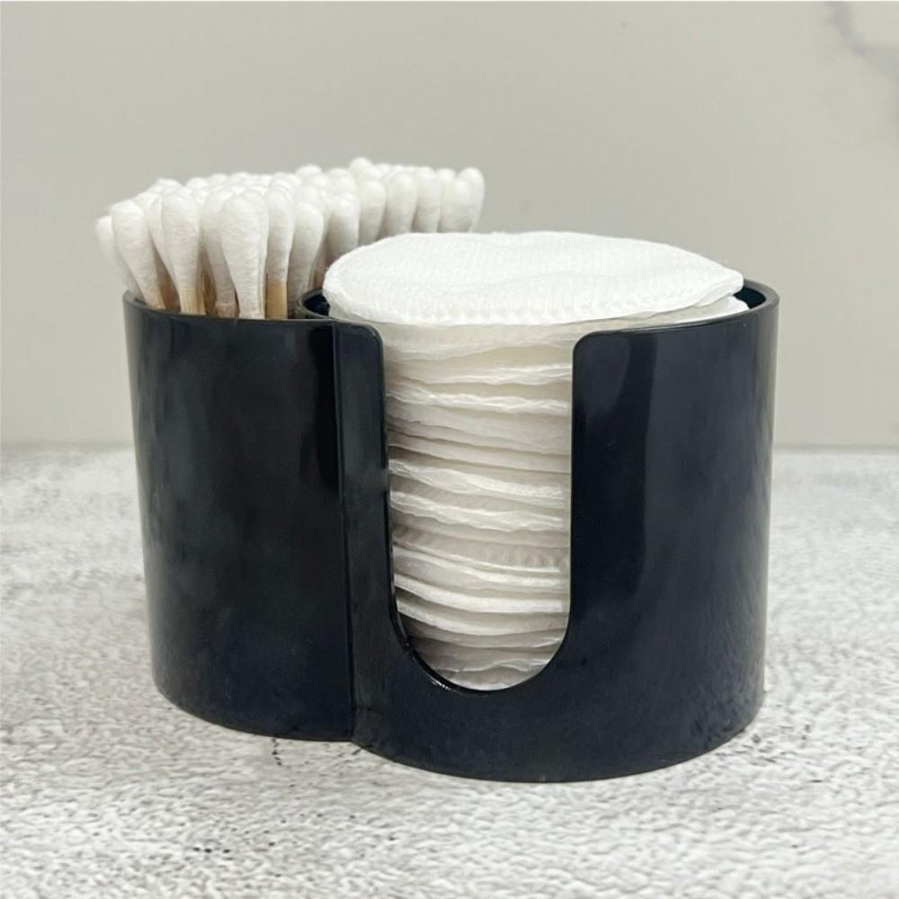 Large Capacity Cotton Swab Box Organizer Save Space Powder Puff Storage Box  Bathroom