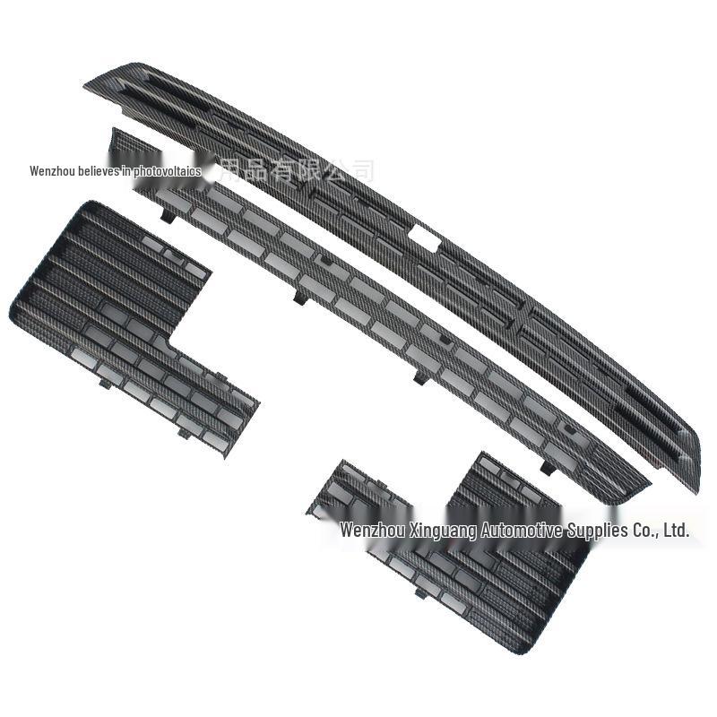 Deep Blue G318 Windshield Bug Net: Black Carbon Fiber Decorative Cover for 24 Car Models