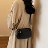 Chic Vegan Crossbody Bag Minimalist & Fashion-Forward PU Shoulder Bag for Women Simple and Versatile Small Square Bag