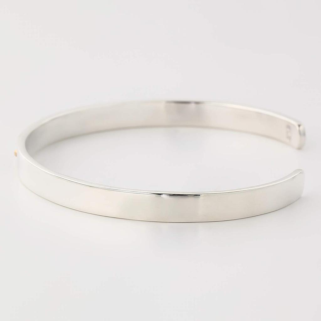 Bangle Silver 925 Native Bracelet Thin Sun Arabesque Pattern Gentleman Manufacturer Sun [cmy select] (05 E)