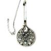 Les Trésors De Lily [M4195] - Gray 'Altai' Designer Necklace