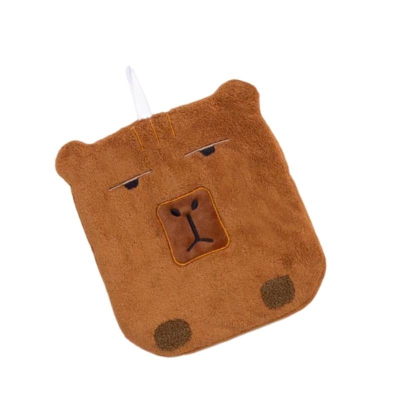 Hanging Kids Hand Towel Fast Drying Microfiber With High Water Absorption For Kitchen And Bath Cartoon Animal hand Towel