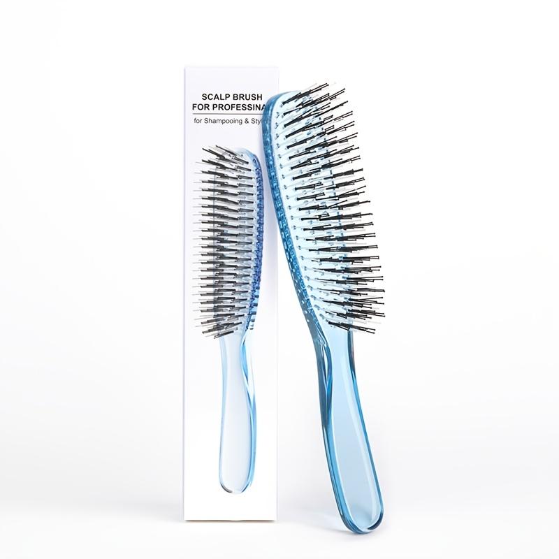 

WANMEI Premium Head Massager Anti-static Scalp Brush Hair Massager Shampoo Brush Wet Plastic Detangling Brush Hair Cleaning Comb синий